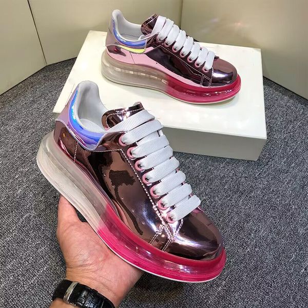 men's women's patent leather graffiti platform shoes thick sole casual sports shoes
men's women's patent leather graffiti platform shoes thick sole casual sports shoes