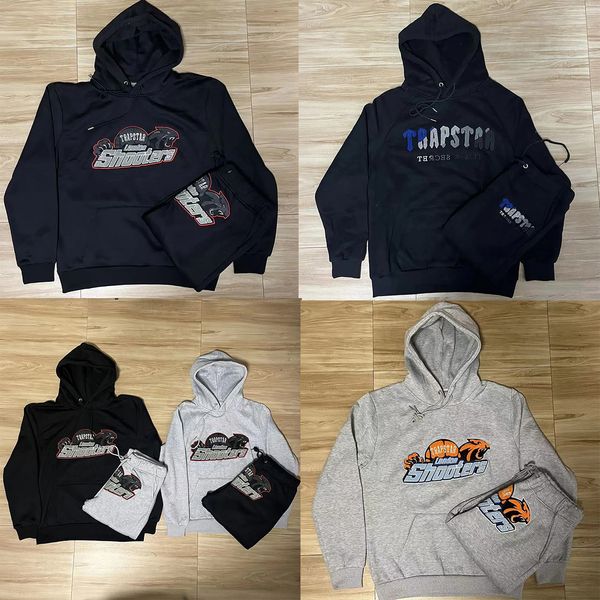 designer mens trapstar tracksuit embroidered badge womens sports hoodie tuta trapstar sweaters color black white, Gray
designer mens trapstar tracksuit embroidered badge womens sports hoodie tuta trapstar sweaters color black white, Gray