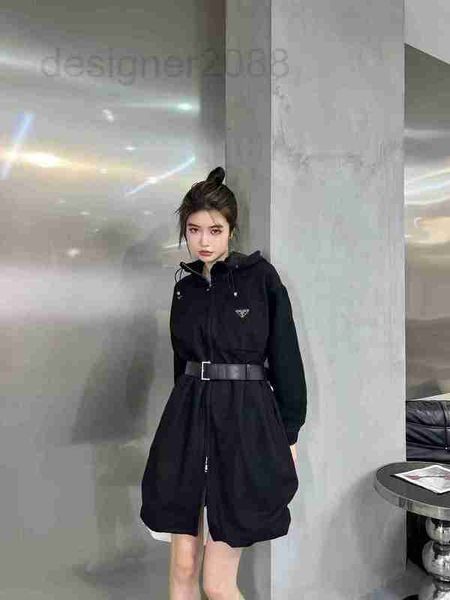 women's trench coats designer p new fashion personality triangle belt casual versatile hooded work clothes trench coat aj18, Tan;black
women's trench coats designer p new fashion personality triangle belt casual versatile hooded work clothes trench coat aj18, Tan;black
