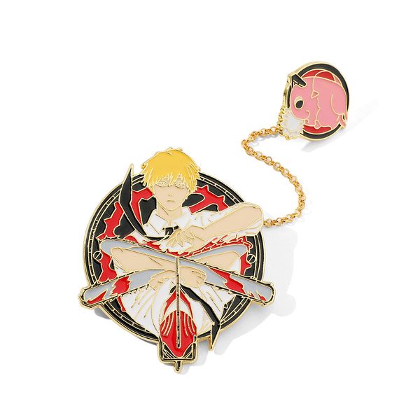 cartoon jewelry brooch chainsaw man electric secondary bochita alloy paint metal badge pin 2 pcs/set, Red;brown
cartoon jewelry brooch chainsaw man electric secondary bochita alloy paint metal badge pin 2 pcs/set, Red;brown