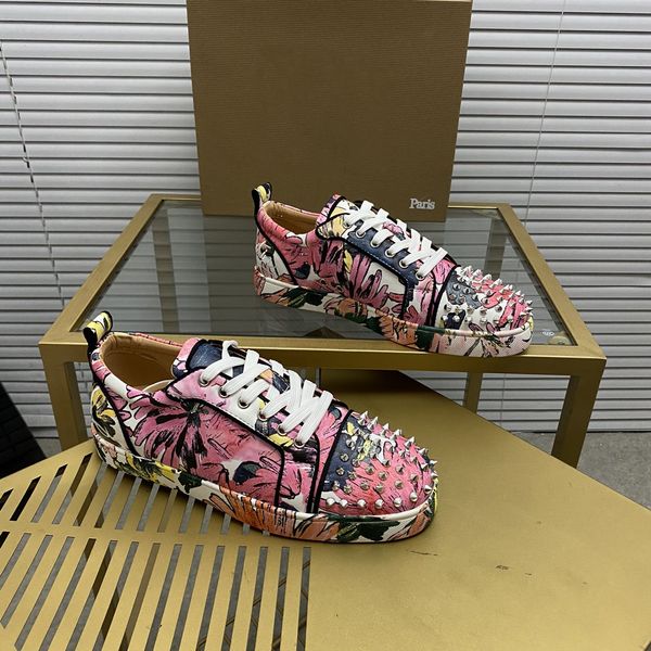 mens stylish studded shoes handcrafted real leather designer rock style red soles shoes luxury fashion womens diamond encrusted casual shoe, Red;white
mens stylish studded shoes handcrafted real leather designer rock style red soles shoes luxury fashion womens diamond encrusted casual shoe, Red;white