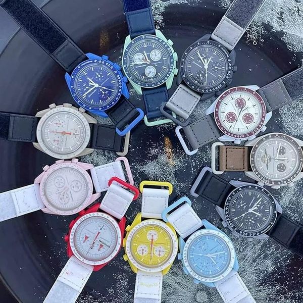 2022 new mens watches full function quarz chronograph watch mission to mercury 42mm nylon luxury watch limited edition master wristwatches, Slivery;brown
2022 new mens watches full function quarz chronograph watch mission to mercury 42mm nylon luxury watch limited edition master wristwatches, Slivery;brown