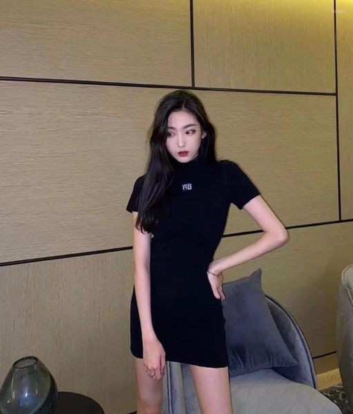 casual dresses summer short sleeve skinny dress half high collar chest standard temperament wrapped hip slim black, Black;gray
casual dresses summer short sleeve skinny dress half high collar chest standard temperament wrapped hip slim black, Black;gray