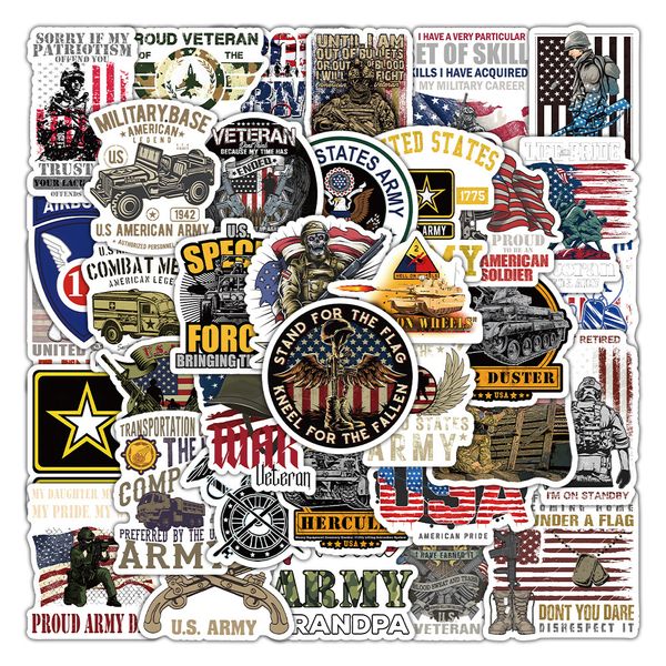 52pcs united states army stickers skate accessories waterproof vinyl sticker for skateboard lapluggage bicycle motorcycle phone car decals p
52pcs united states army stickers skate accessories waterproof vinyl sticker for skateboard lapluggage bicycle motorcycle phone car decals p