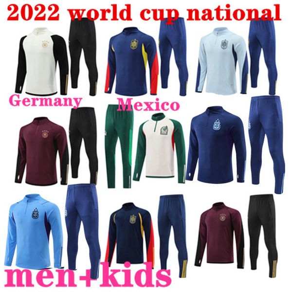 2022 2023 national team tracksuit men kids mexico argentina spain germany 22 23 half pull long sleeve soccer jersey football training suit s, Black
2022 2023 national team tracksuit men kids mexico argentina spain germany 22 23 half pull long sleeve soccer jersey football training suit s, Black