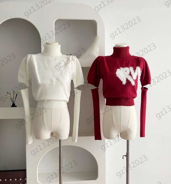 womens sweaters front flocking letter print high collar pullover knit sweater hollowed out sleeve design short knitwear women clothing 2 col, White;black
womens sweaters front flocking letter print high collar pullover knit sweater hollowed out sleeve design short knitwear women clothing 2 col, White;black