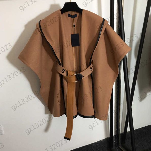 womens wool blends coat classic brand logo embroidery belt opening hood wool coats bat sleeve design loose fashion outerwear designer commut, Black
womens wool blends coat classic brand logo embroidery belt opening hood wool coats bat sleeve design loose fashion outerwear designer commut, Black