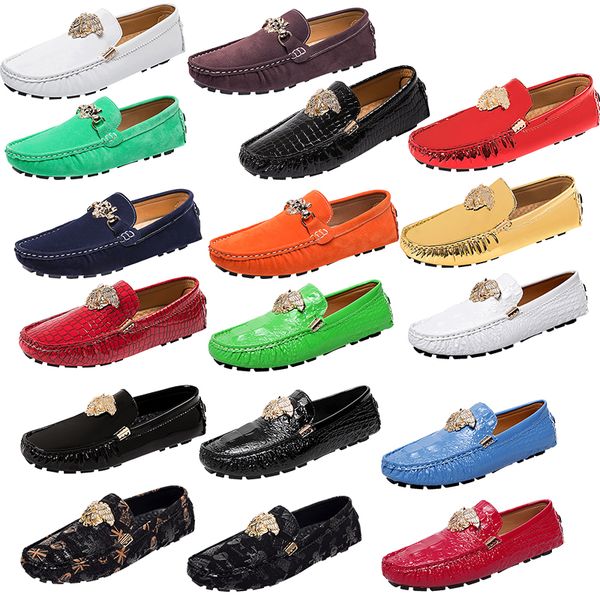 luxury glossy patent leather business shoes r anti-slip men women's shoes black white loafers moccasins driving shoe casual flat mens d
luxury glossy patent leather business shoes r anti-slip men women's shoes black white loafers moccasins driving shoe casual flat mens d