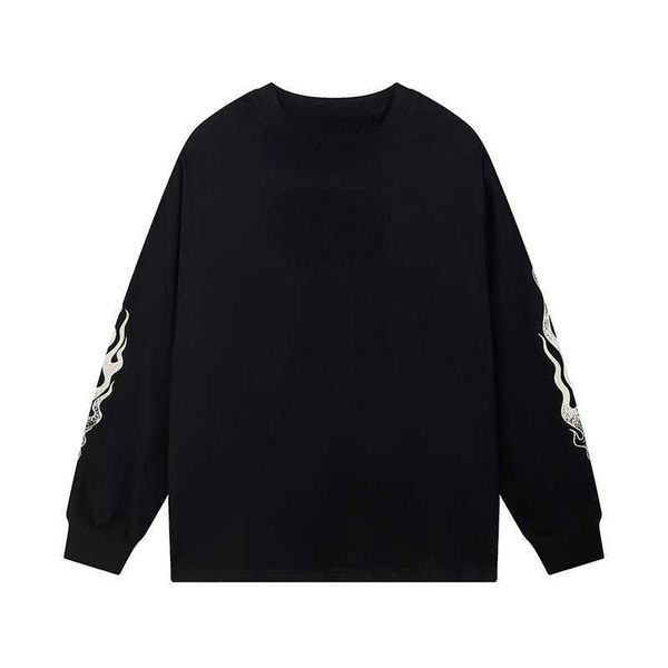 men's hoodies sweatshirts american autumn winter letter printing flame arm long sleeve t-shirt undercoat, Black
men's hoodies sweatshirts american autumn winter letter printing flame arm long sleeve t-shirt undercoat, Black