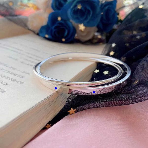 designer tiktok live broadcast of silver plated copper double ring c home bracelet closed solid girl gift for girlfriend, Black
designer tiktok live broadcast of silver plated copper double ring c home bracelet closed solid girl gift for girlfriend, Black