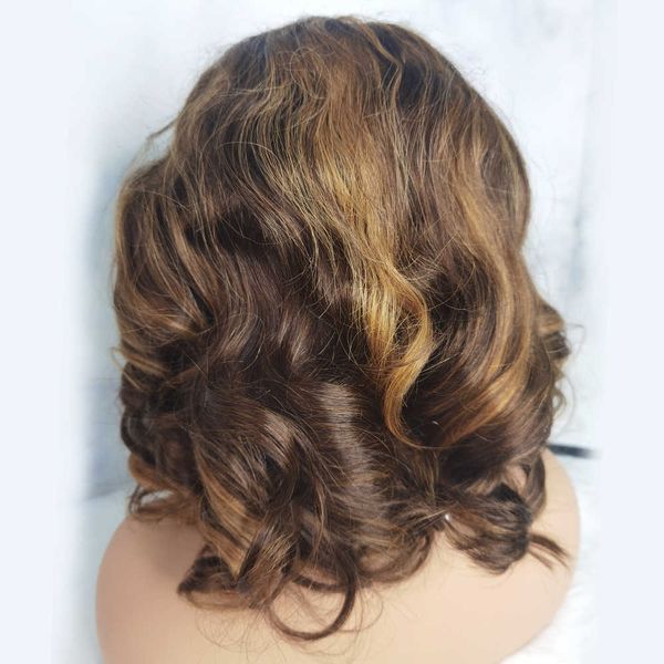 lace wigs highlight wig human hair lace frontal wigs for women t part black short bob wig brazilian pre plucked body wave lace front wig 221, Black;brown
lace wigs highlight wig human hair lace frontal wigs for women t part black short bob wig brazilian pre plucked body wave lace front wig 221, Black;brown