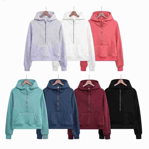 lu yoga sweatshirt scuba half zip hoody hoodies outdoor leisure lu sweatshirts gym clothes women workout fitness thickjx6k, Black
lu yoga sweatshirt scuba half zip hoody hoodies outdoor leisure lu sweatshirts gym clothes women workout fitness thickjx6k, Black