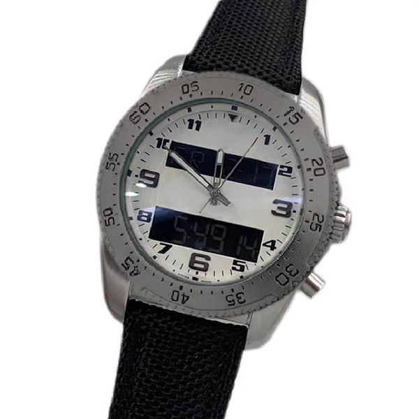 men s luxury wristwatch professional mens designer watches dual time zone watch electronic pointer display montre de luxe wristwat243h, Slivery;brown
men s luxury wristwatch professional mens designer watches dual time zone watch electronic pointer display montre de luxe wristwat243h, Slivery;brown