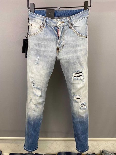 men's jeans d2 leggings square fit denim ripped fashion designer elastic pants icon splice trousers 2022 slim straight rlor, Blue
men's jeans d2 leggings square fit denim ripped fashion designer elastic pants icon splice trousers 2022 slim straight rlor, Blue