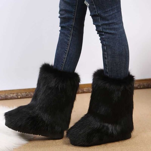 boots autumn and winter new women's outdoor warm non slip boots fur middle tube integrated snow straight 221222, Black
boots autumn and winter new women's outdoor warm non slip boots fur middle tube integrated snow straight 221222, Black