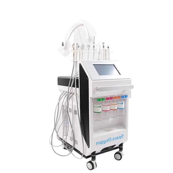 oxygen jet hydrafacial diamond microdermabrasion ultrasonic skin scrubbing machine care pore cleaning radio frequency peeling spa machine, Black;white
oxygen jet hydrafacial diamond microdermabrasion ultrasonic skin scrubbing machine care pore cleaning radio frequency peeling spa machine, Black;white