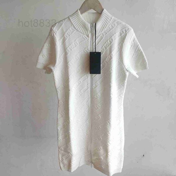 casual dresses designer college style 2022 women's new round neck zipper solid color three-dimensional chain short sleeve slim knit dre, Black;gray
casual dresses designer college style 2022 women's new round neck zipper solid color three-dimensional chain short sleeve slim knit dre, Black;gray