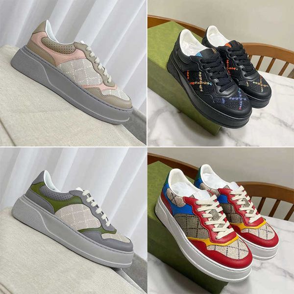 2022 classic platform designer mens women retro embossed fashion leather sneakers casual shoe multicolored genuine embroidery runner outdoor, Black
2022 classic platform designer mens women retro embossed fashion leather sneakers casual shoe multicolored genuine embroidery runner outdoor, Black