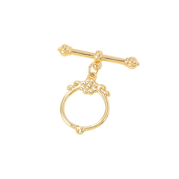 gold plated flower toggle clasps for necklace bracelet diy jewelry making supplies
gold plated flower toggle clasps for necklace bracelet diy jewelry making supplies