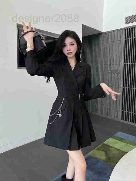 women's suits & blazers designer autumn winter new classic triangle small standard belt buckle chain fashionable grand suit dress up08, White;black
women's suits & blazers designer autumn winter new classic triangle small standard belt buckle chain fashionable grand suit dress up08, White;black