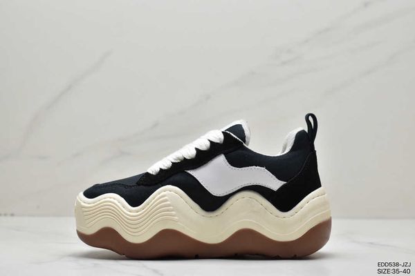 designer fashion men women shoe wave thick sole sneaker triple wavy yellow sports shoes women canvas sneakers bread appearance design, Black
designer fashion men women shoe wave thick sole sneaker triple wavy yellow sports shoes women canvas sneakers bread appearance design, Black