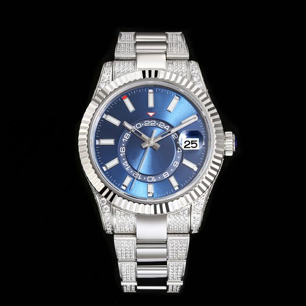 diamond watch automatic mechanical designer watches 42mm sapphire stainless steel waterproof montre de luxe mens business wristwatch, Slivery;brown
diamond watch automatic mechanical designer watches 42mm sapphire stainless steel waterproof montre de luxe mens business wristwatch, Slivery;brown