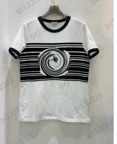 womens clothes t-shirts designer striped flocking embroidery short sleeve pullover t-shirt classic crewneck design retro sea shirt women clo, White
womens clothes t-shirts designer striped flocking embroidery short sleeve pullover t-shirt classic crewneck design retro sea shirt women clo, White