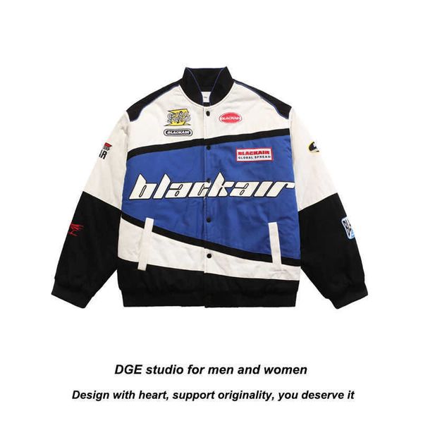 four seasons men motorcycle jacket hip hop vintage streetwear letter embroidery race car locomotive baseball coat, Black;brown
four seasons men motorcycle jacket hip hop vintage streetwear letter embroidery race car locomotive baseball coat, Black;brown