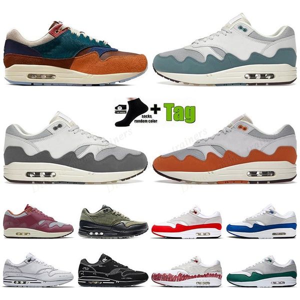 original 2022 mens women 1 87s shoes runner running shoe patta waves noise aqua waves monarch grey kasina-1 sp mellow oil green heavy tiger
original 2022 mens women 1 87s shoes runner running shoe patta waves noise aqua waves monarch grey kasina-1 sp mellow oil green heavy tiger