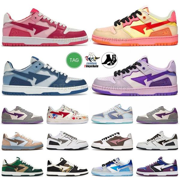 a bapestar men women casual shoes platform designer sneakers bapestars sta sk8 abc camo grey dark green purple light blue pink vintage beige, Black
a bapestar men women casual shoes platform designer sneakers bapestars sta sk8 abc camo grey dark green purple light blue pink vintage beige, Black