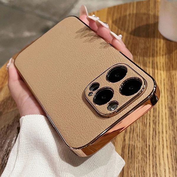 luxury cases lambskin leather plating phone case for iphone 14 13 12 11 pro max 13pro 14 plus shockproof bumper lens protection cover
luxury cases lambskin leather plating phone case for iphone 14 13 12 11 pro max 13pro 14 plus shockproof bumper lens protection cover