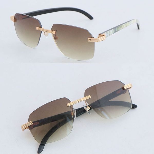 latest fashion metal large square rimless sunglasses women white inside black buffalo horn sun glasses men luxury mirror leopard lens size 6, White;black
latest fashion metal large square rimless sunglasses women white inside black buffalo horn sun glasses men luxury mirror leopard lens size 6, White;black