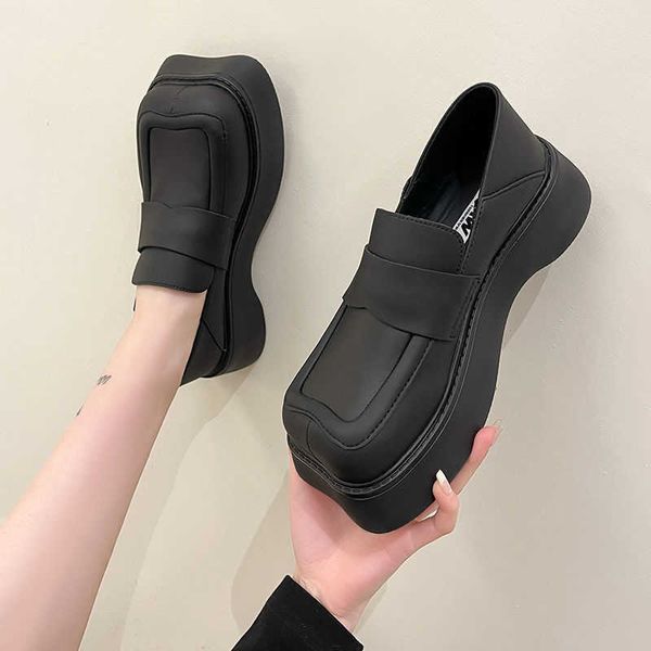 dress shoes single shoe women's spring new style square head thick bottom non slip fashion versatile british style two wear small leath, Black
dress shoes single shoe women's spring new style square head thick bottom non slip fashion versatile british style two wear small leath, Black