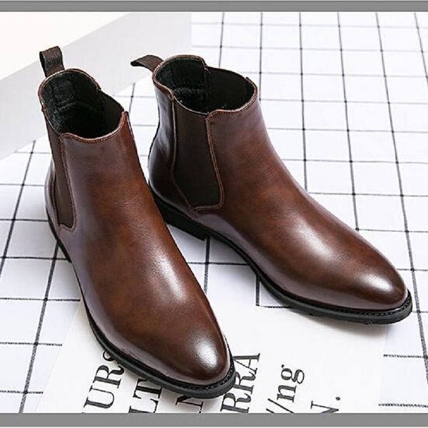 chelsea ankle boots men black brown business short boots for men with handmade zapatos hombre plus size shoes 47 da012
chelsea ankle boots men black brown business short boots for men with handmade zapatos hombre plus size shoes 47 da012
