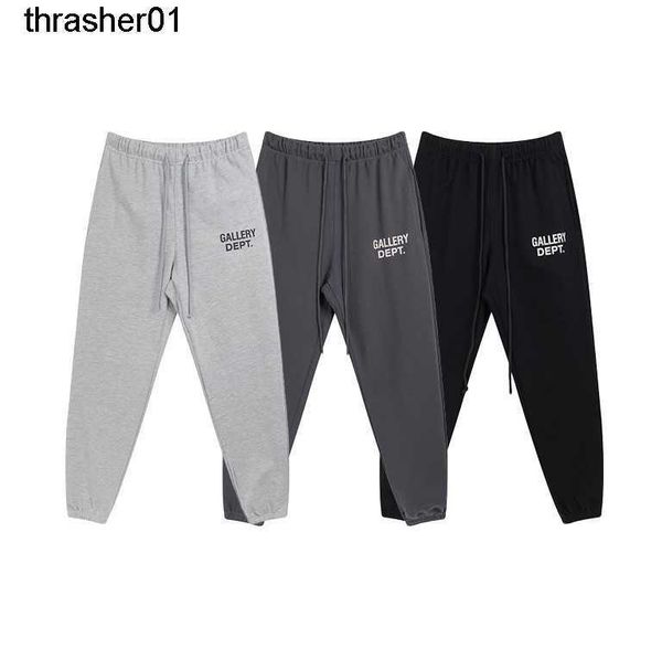 men's pants designer basic letter printing galery dept casual cotton terry fashion brand pants, Black
men's pants designer basic letter printing galery dept casual cotton terry fashion brand pants, Black