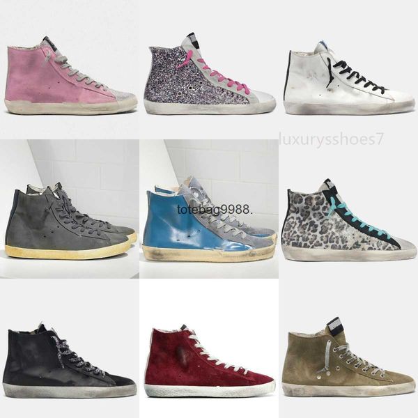 luxury gloden francys high sneakers italy brand shoes classic white do-old dirty designer man women casual shoes, Black
luxury gloden francys high sneakers italy brand shoes classic white do-old dirty designer man women casual shoes, Black