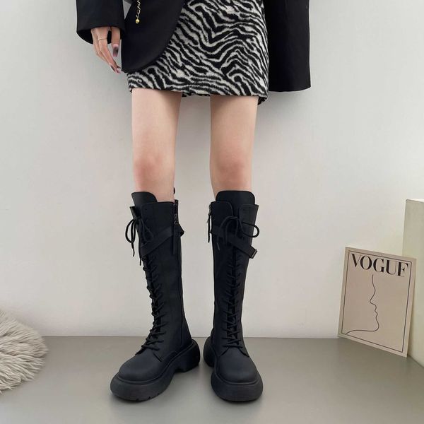 boots black long women's new autumn knight small tall thick bottom explosion style thin 221213
boots black long women's new autumn knight small tall thick bottom explosion style thin 221213