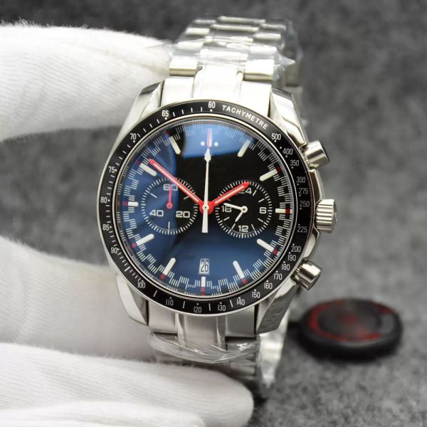 2023 u1 grade aaa high grade 44mm quartz chronograph mens watches red hands stainless steel bracelet fixed bezel with a ring showing tachyme, Slivery;brown
2023 u1 grade aaa high grade 44mm quartz chronograph mens watches red hands stainless steel bracelet fixed bezel with a ring showing tachyme, Slivery;brown