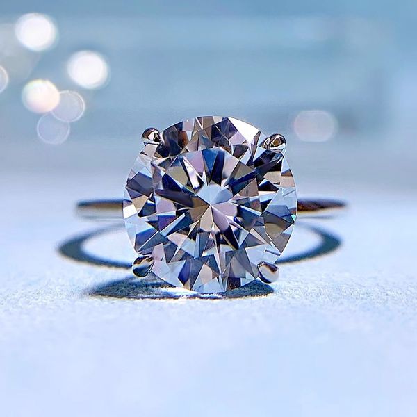 wedding accessories pure silver engagement rings fadeless single 10mm round diamond birdal ring proposal ring no fading ladies jewelry r048, White
wedding accessories pure silver engagement rings fadeless single 10mm round diamond birdal ring proposal ring no fading ladies jewelry r048, White