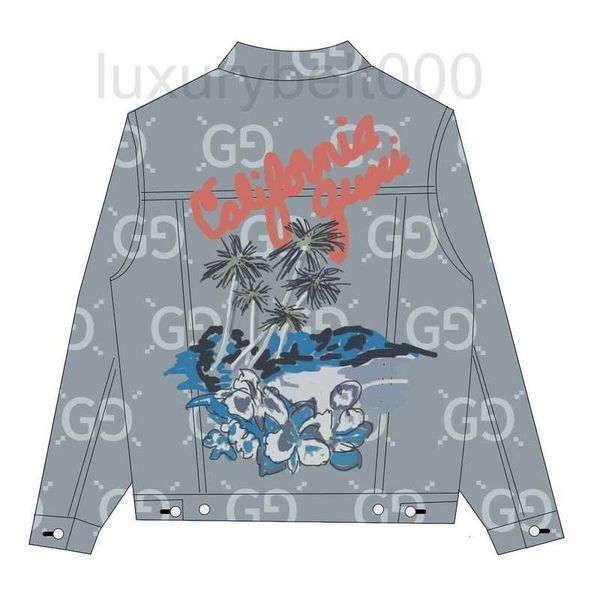 men's jackets designer double g new loose silhouette versatile slim beach coconut tree embroidery antique denim jacket coat zxr8, Black;brown
men's jackets designer double g new loose silhouette versatile slim beach coconut tree embroidery antique denim jacket coat zxr8, Black;brown