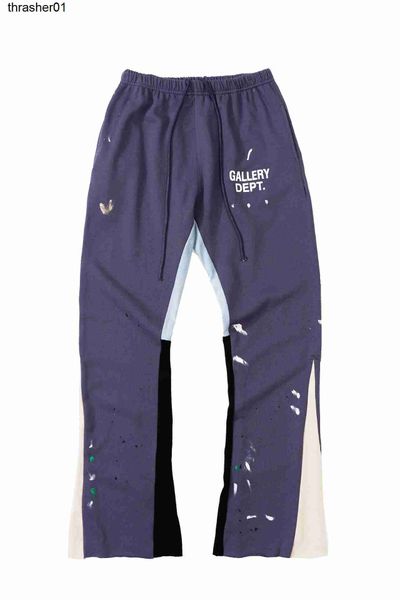 men's pants designer painted flare galery dept sweat fashion brand loose sport pants, Black
men's pants designer painted flare galery dept sweat fashion brand loose sport pants, Black