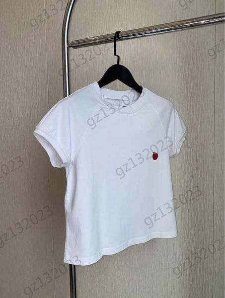 womens clothes t-shirts designer apple print slim short sleeve t-shirt classic round collar joker shirt fashion brand women apparel 3 colors, White
womens clothes t-shirts designer apple print slim short sleeve t-shirt classic round collar joker shirt fashion brand women apparel 3 colors, White