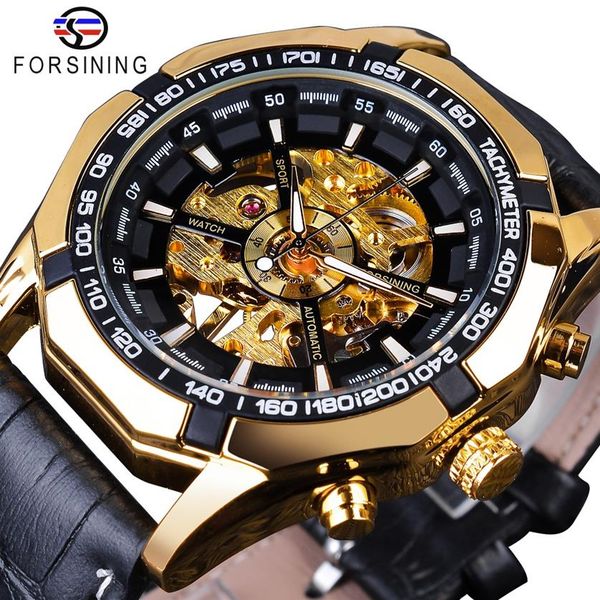forsining waterproof golden black skeleton clock two button decoration mechanical wrist watches for men black genuine leather274n, Slivery;brown
forsining waterproof golden black skeleton clock two button decoration mechanical wrist watches for men black genuine leather274n, Slivery;brown
