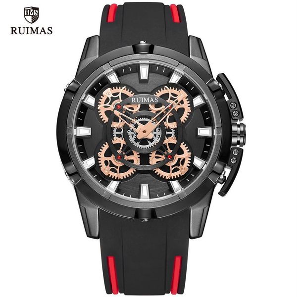 2020 ruimas luxury men's quartz watches luxury army sports wristwtach man black silicone strap waterproof watch 547247a, Slivery;brown
2020 ruimas luxury men's quartz watches luxury army sports wristwtach man black silicone strap waterproof watch 547247a, Slivery;brown