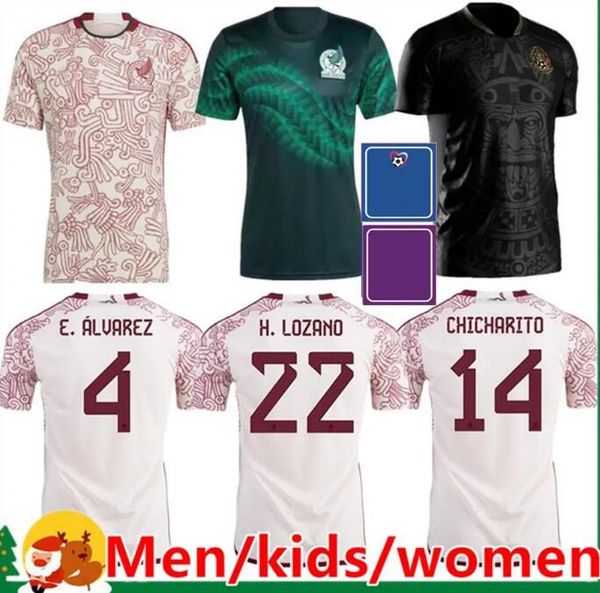 fans player version 2022 mexico soccer jersey home away 22 23 a.vega raul chicharito lozano dos santos football shirt kids kit women men set, Black;yellow
fans player version 2022 mexico soccer jersey home away 22 23 a.vega raul chicharito lozano dos santos football shirt kids kit women men set, Black;yellow