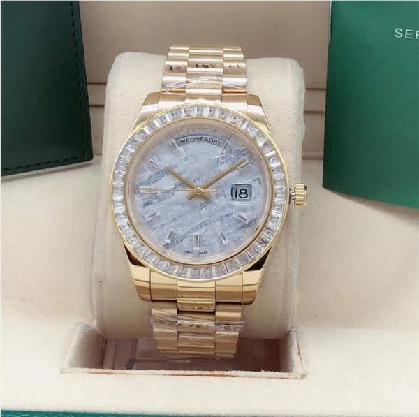 2023 u1 grade aaa fashion men's meteorite surface automatic mechanical watch 41mm square diamond bezel stainless steel folding buckle, Slivery;brown
2023 u1 grade aaa fashion men's meteorite surface automatic mechanical watch 41mm square diamond bezel stainless steel folding buckle, Slivery;brown