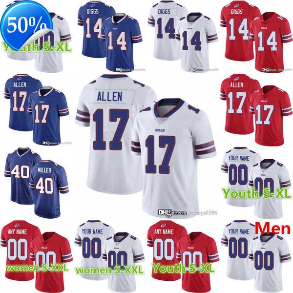 40 von miller jersey buffalo''bills''men women youth 14 stefon diggs 26 devin singletary 17 josh allen red blue football, Black;red
40 von miller jersey buffalo''bills''men women youth 14 stefon diggs 26 devin singletary 17 josh allen red blue football, Black;red