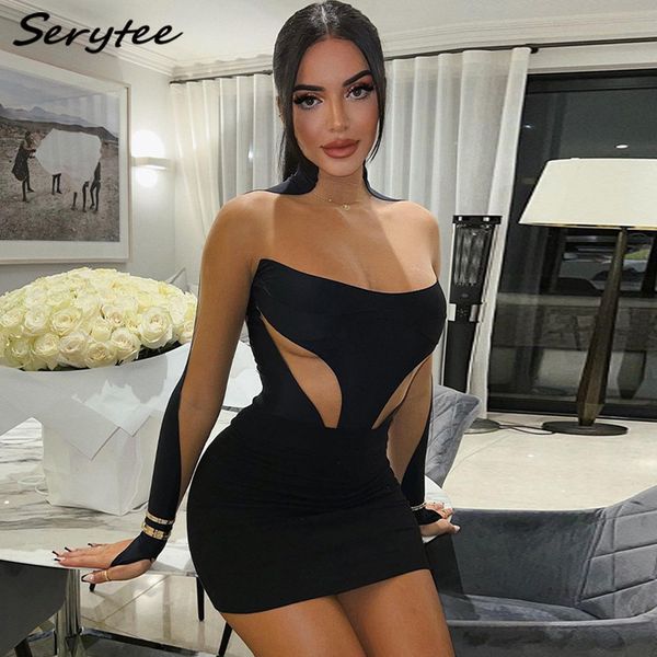 serytee women transparent mesh patchwork bodycon dress 2022 autumn winter round neck long sleeve night club party vestidos women's clot, Black;gray
serytee women transparent mesh patchwork bodycon dress 2022 autumn winter round neck long sleeve night club party vestidos women's clot, Black;gray