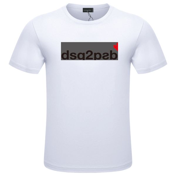 men's dsq2 cotton twill fabric fashion brand short sleeve round neck sports t-shirt for men and women half sleeve couple, White;black
men's dsq2 cotton twill fabric fashion brand short sleeve round neck sports t-shirt for men and women half sleeve couple, White;black