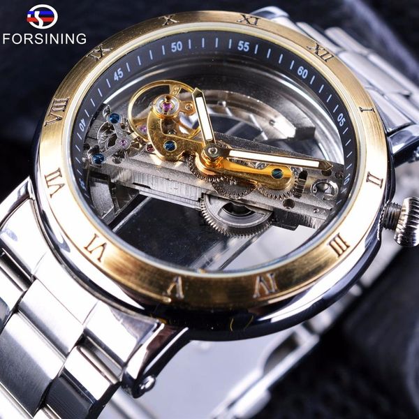 forsining minimalist design transparent case wristwatches roman number mens brand luxury automatic skeleton steampunk watches slze226w, Slivery;brown
forsining minimalist design transparent case wristwatches roman number mens brand luxury automatic skeleton steampunk watches slze226w, Slivery;brown